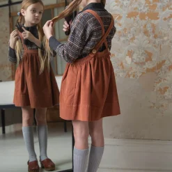La Haute Ribbed Knee High Socks in Jour de Pluie by Collegien