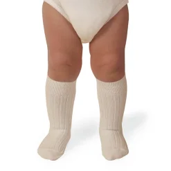 La Haute Ribbed Knee High Socks in Doux Agneaux by Collegien