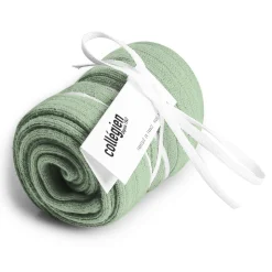 La Haute Ribbed Knee High Socks in Verveine by Collegien