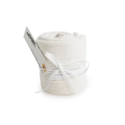 La Haute Ribbed Knee High Socks in Blanc Neige by Collegien