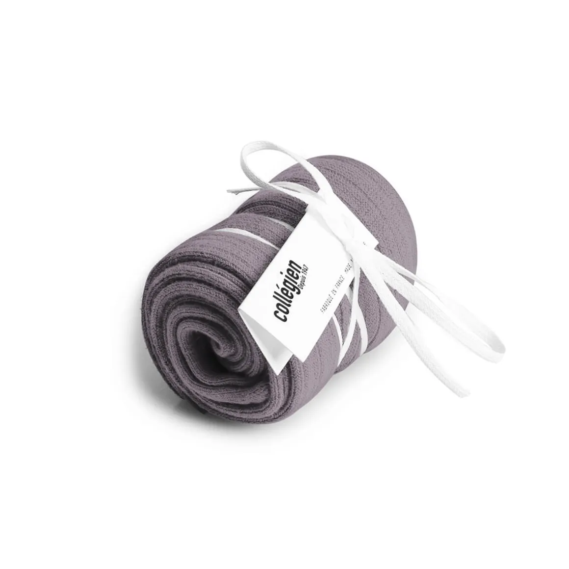 La Haute Ribbed Knee High Socks in Glycine Du Japon by Collegien