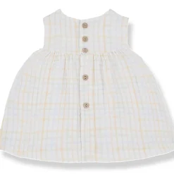 Laia Dress in Ecru by 1+ in the Family