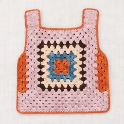 Lake House Vest in Parfait by Misha & Puff