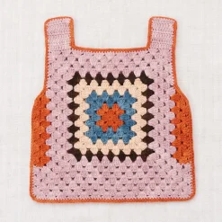 Lake House Vest in Parfait by Misha & Puff