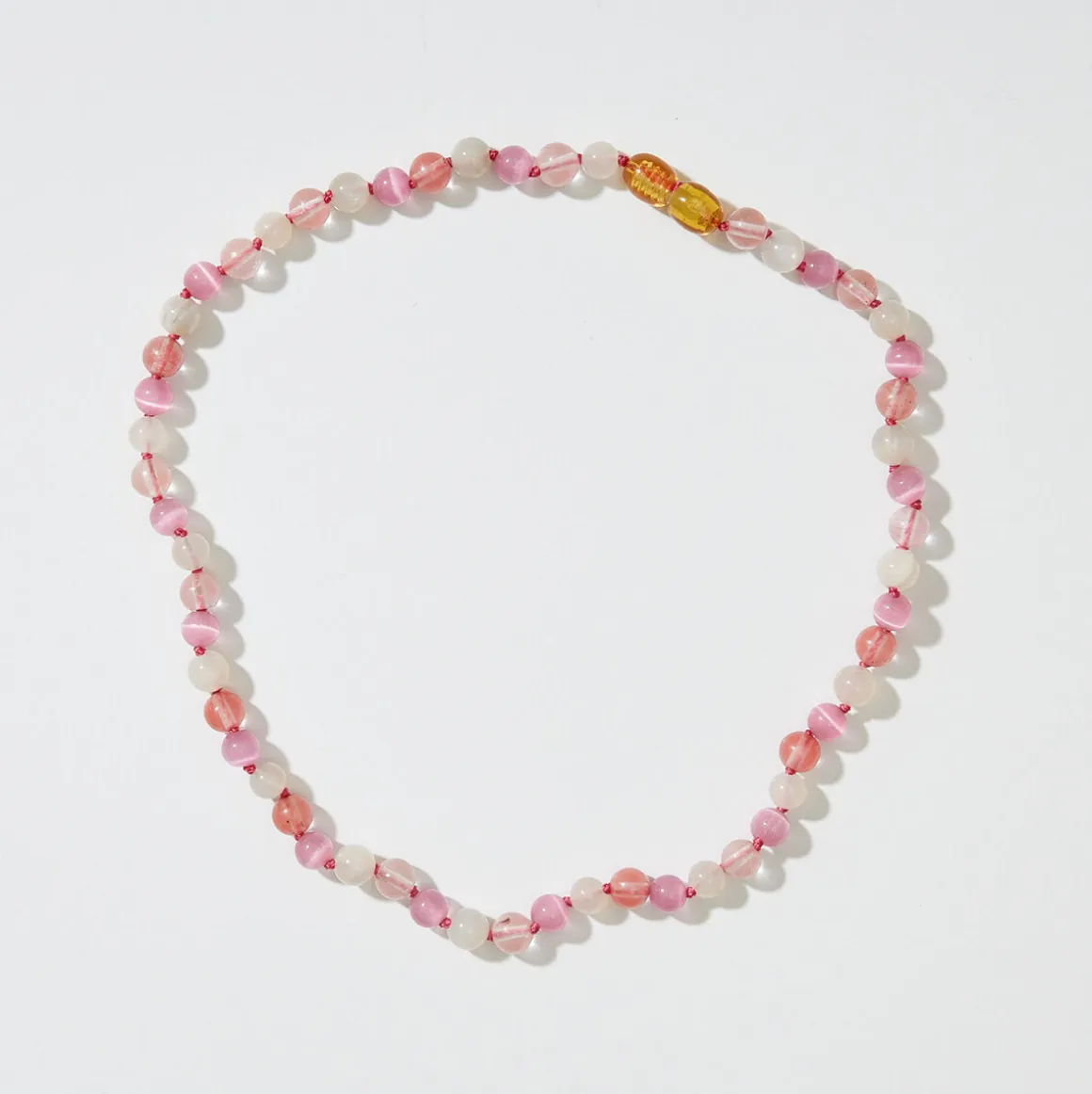 Lara Kids Necklace in Cherry Quartz by Nirrimis