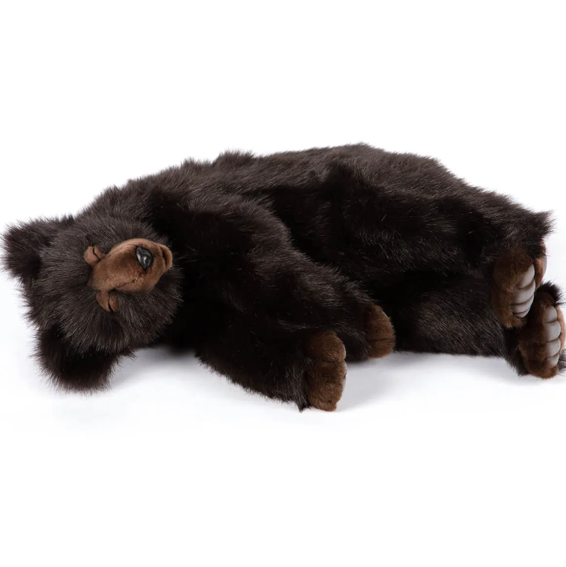 Large Brown Bear Sleeping (70cm) by Hansa