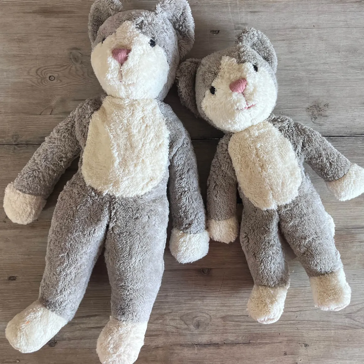 Large Cat Floppy Animal Soft Toy by Senger Naturwelt