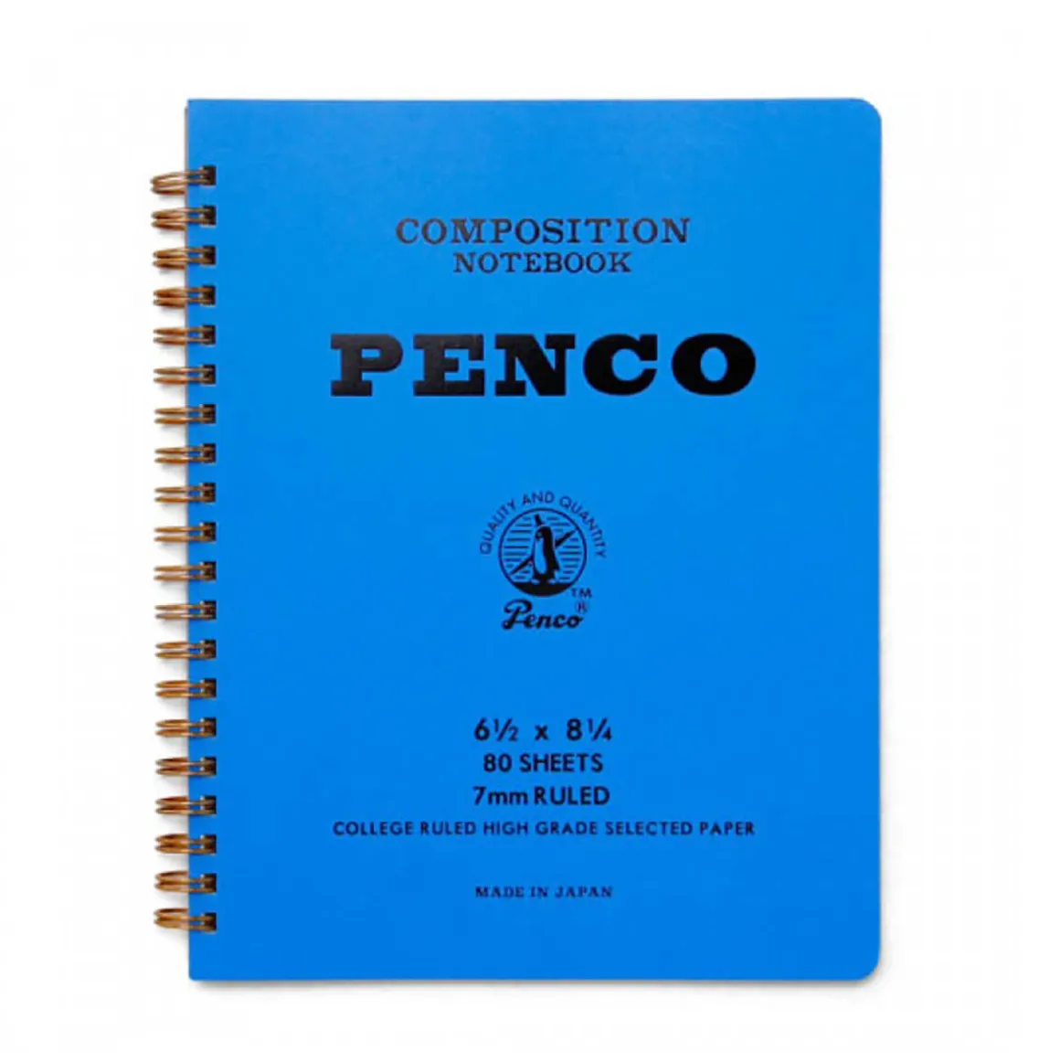 Large Coil Notebook in Blue by Hightide Penco