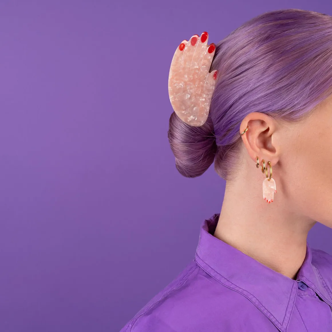 Large Hand Hair Claw by Coucou Suzette