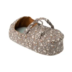 Large Quilted Carrycot in Ochre Flowers (27cm) by Maileg