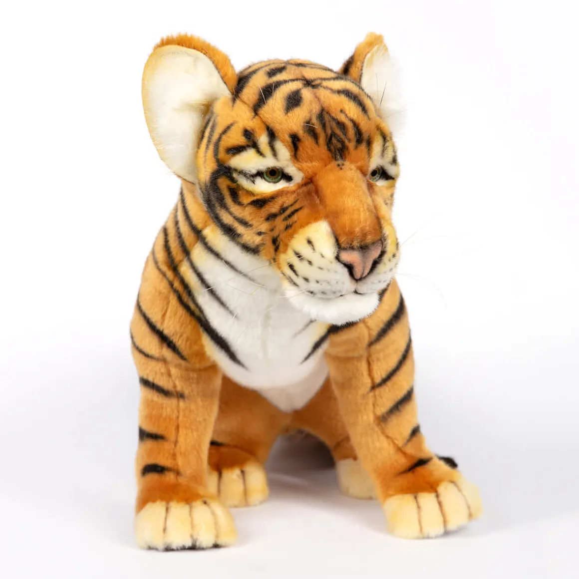 Large Tiger Cub Sitting (42cm) by Hansa