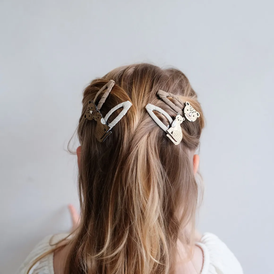 Larry Leopard Clic Clac Hair Clips by Mimi & Lula