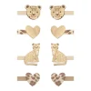 Larry Leopard Mini Clips by Mimi & Lula