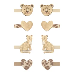 Larry Leopard Mini Clips by Mimi & Lula