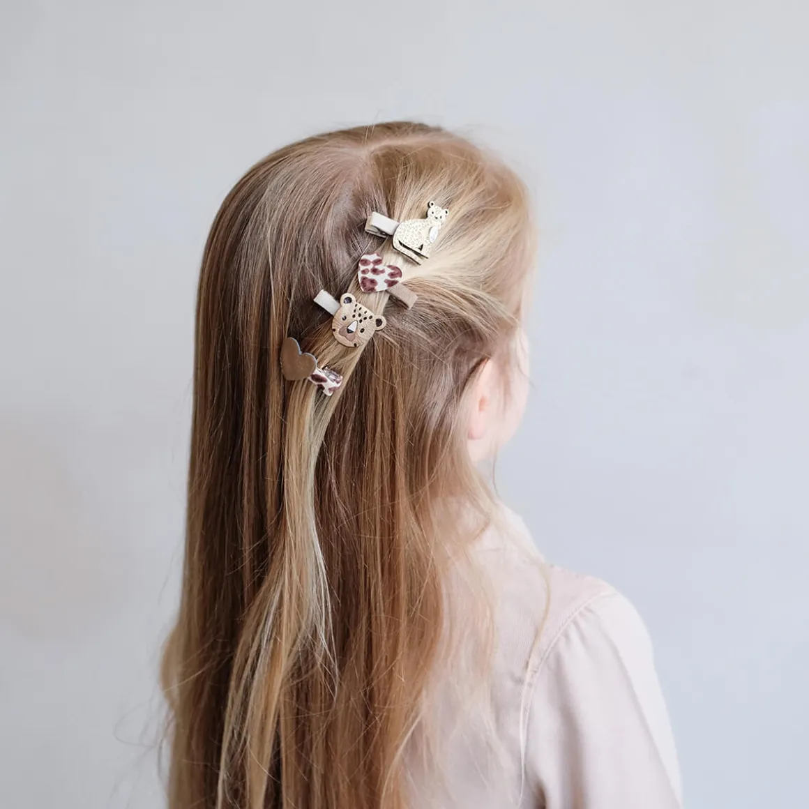 Larry Leopard Mini Clips by Mimi & Lula