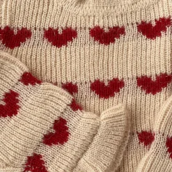Laula Sweater in Heart by Konges Slojd