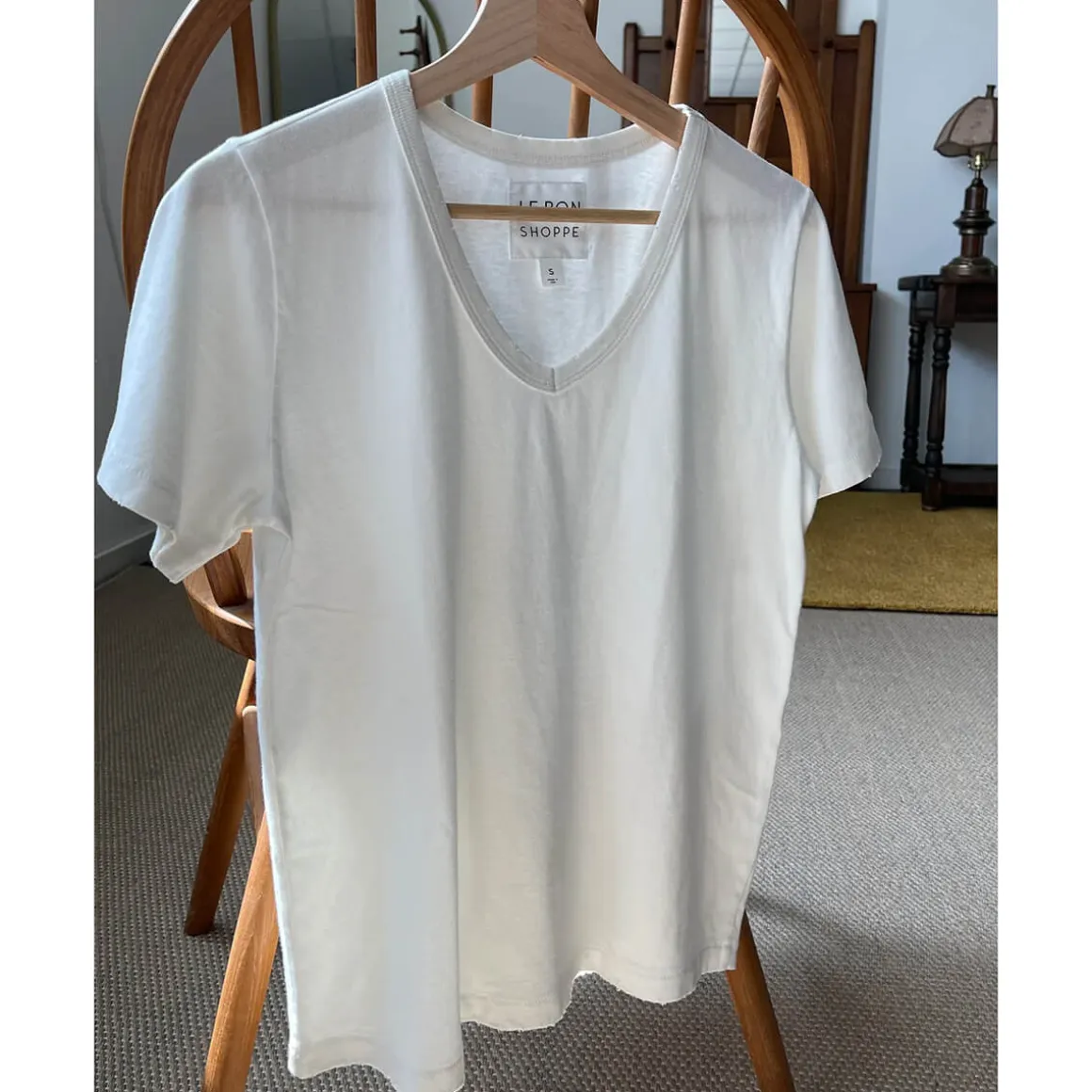 La Vie Tee in Vintage White by Le Bon Shoppe
