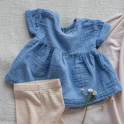 Lavinia Dress in Denim by 1+ in the Family
