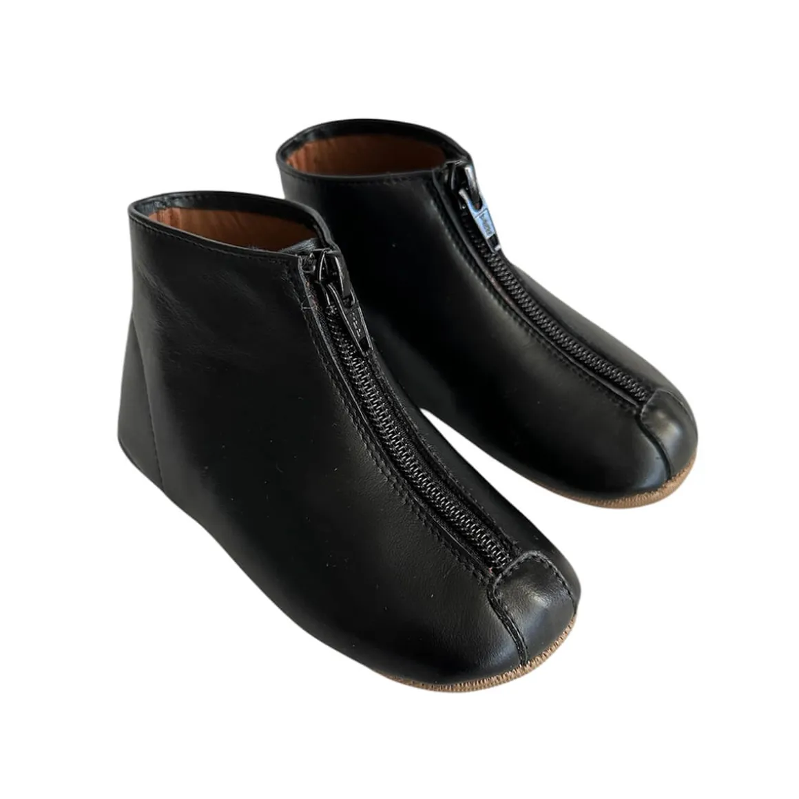 Leather Booties in Black by PèPè