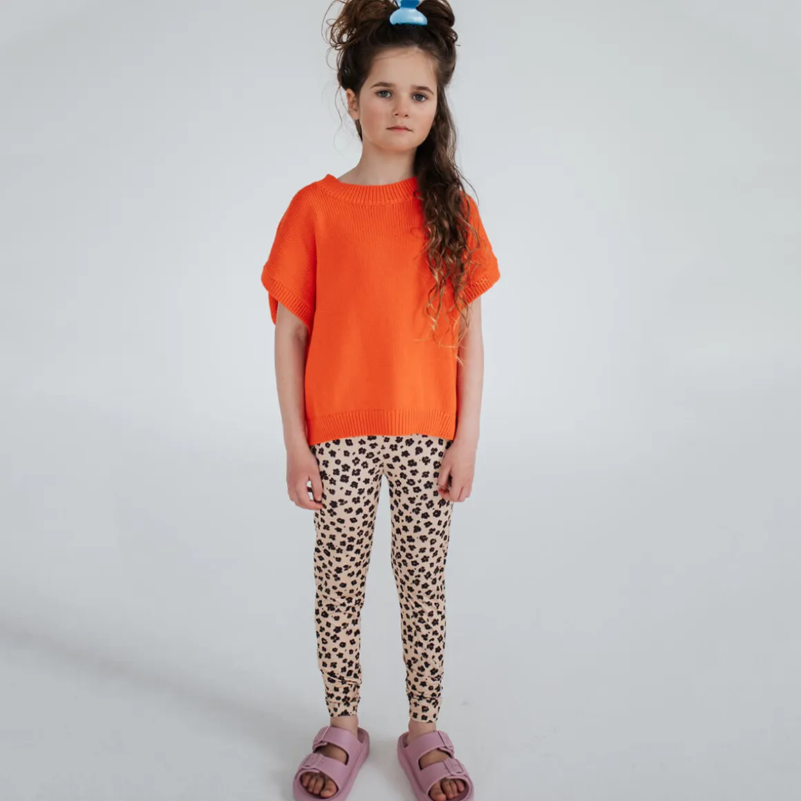 Legging in Leopard Flower by Repose AMS