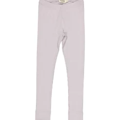 Leg Rib Baby Leggings in Plum Dust by MarMar Copenhagen - Last Ones In Stock - 2-6 Months