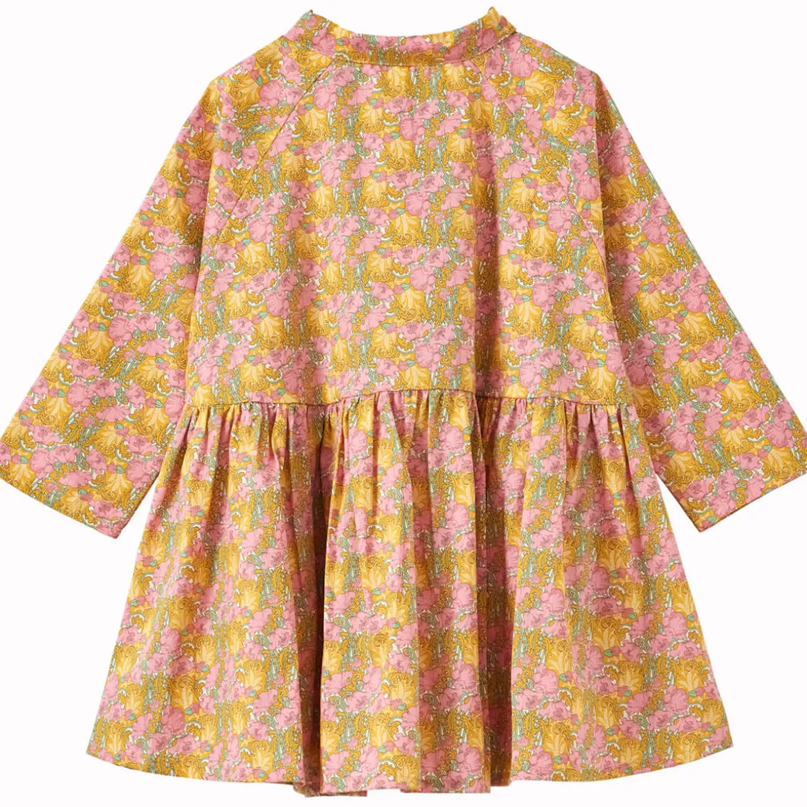 Lemon Balm Tunic Top in Liberty Floral Pink / Yellow by Caramel