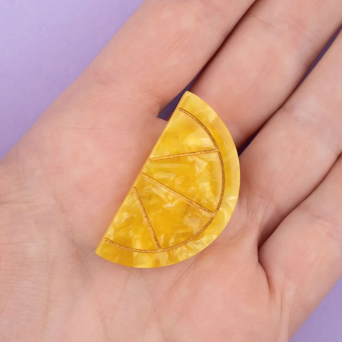 Lemon Wedge Hair Clip by Coucou Suzette