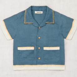 Leon Top in Blueslate by Misha & Puff