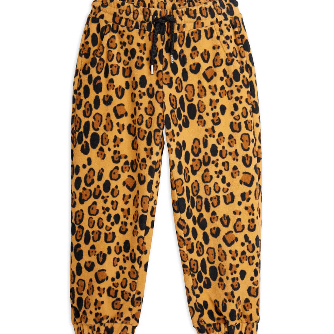 Leopard Fleece Trousers by Mini Rodini