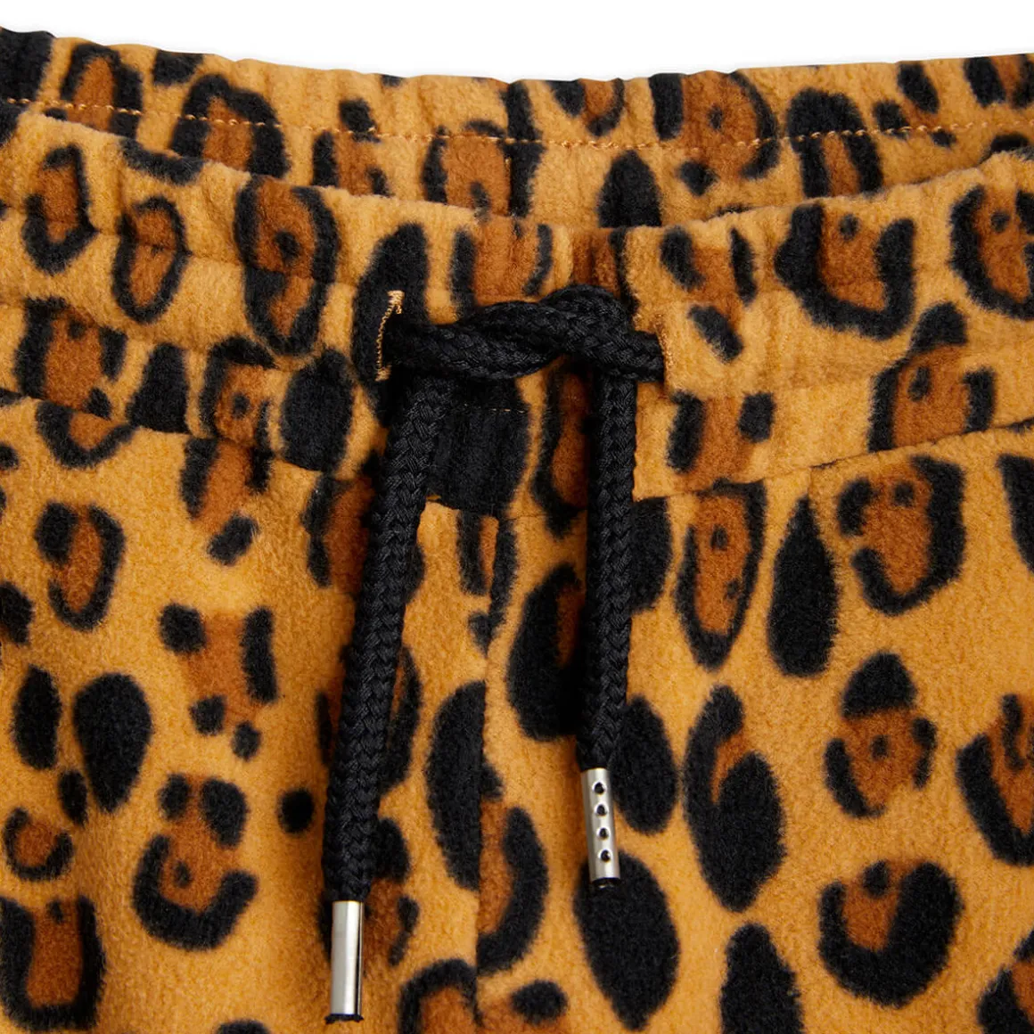 Leopard Fleece Trousers by Mini Rodini