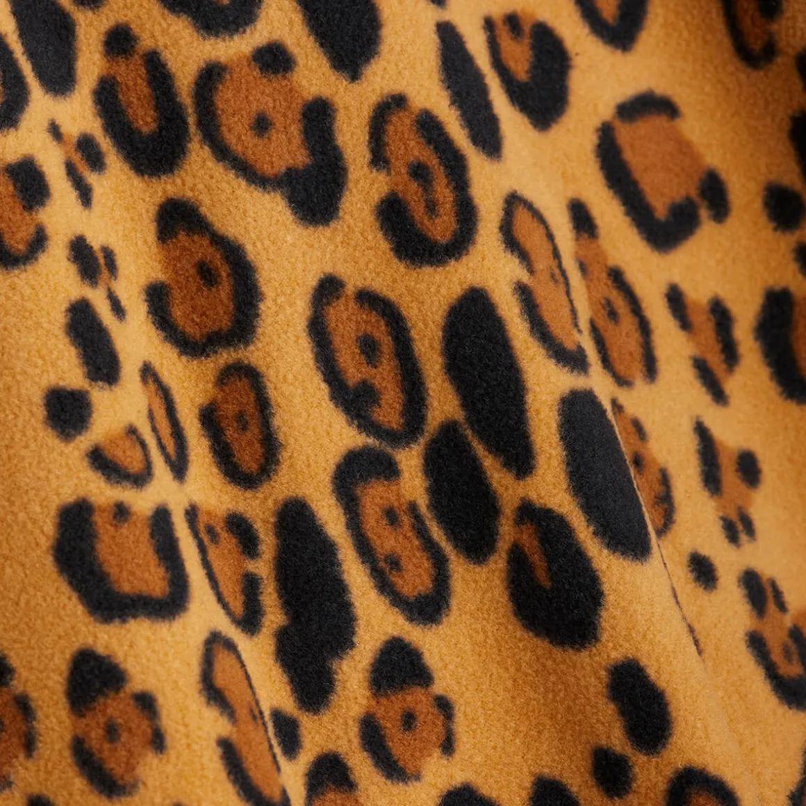 Leopard Fleece Trousers by Mini Rodini