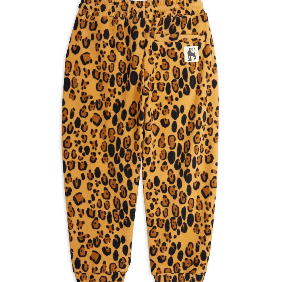 Leopard Fleece Trousers by Mini Rodini