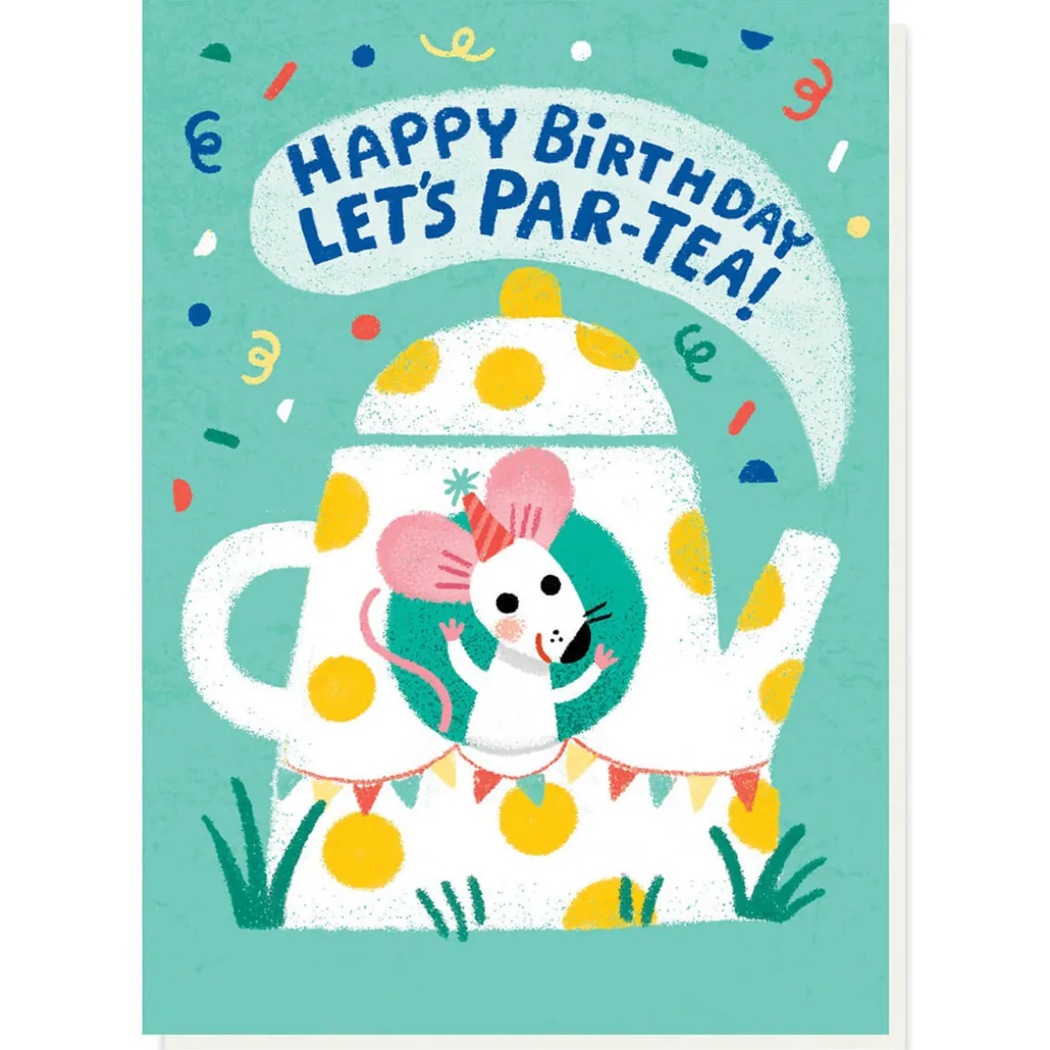 Let's Par-Tea Birthday Greetings Card by Grace Habib for Stormy Knight