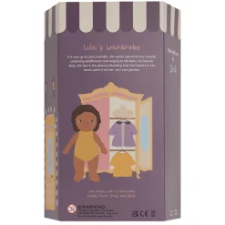 Lila Lavender Dress Me Dinky Dinkums Doll by Olli Ella