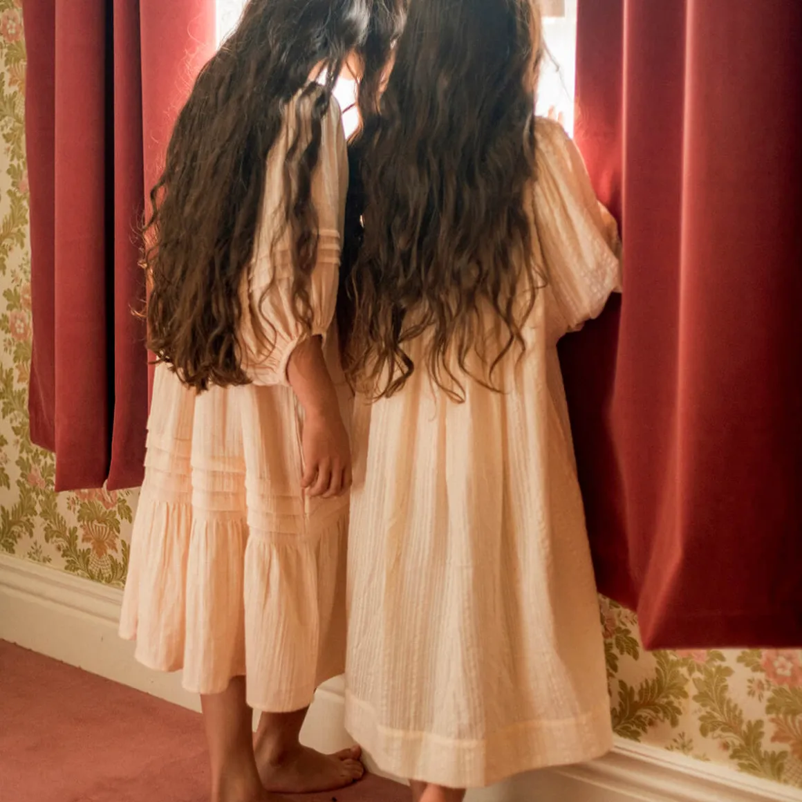 Lily Of The Valley Dress in Buttermilk by Faune