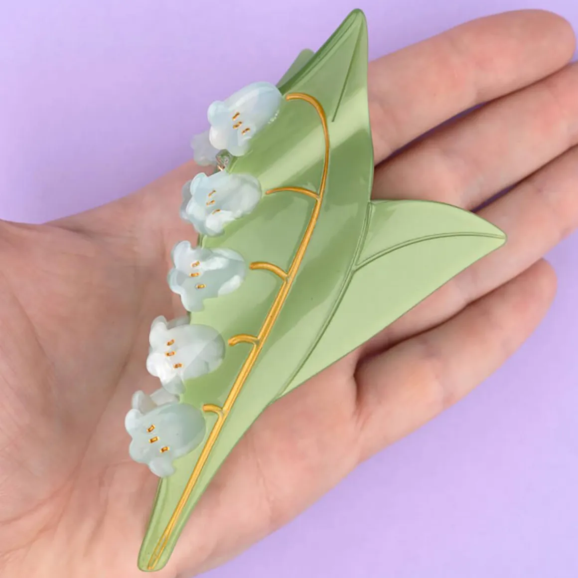 Lily Of The Valley Hair Claw by Coucou Suzette