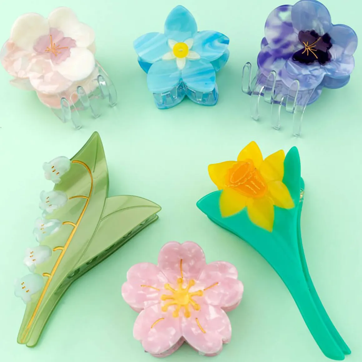 Lily Of The Valley Hair Claw by Coucou Suzette