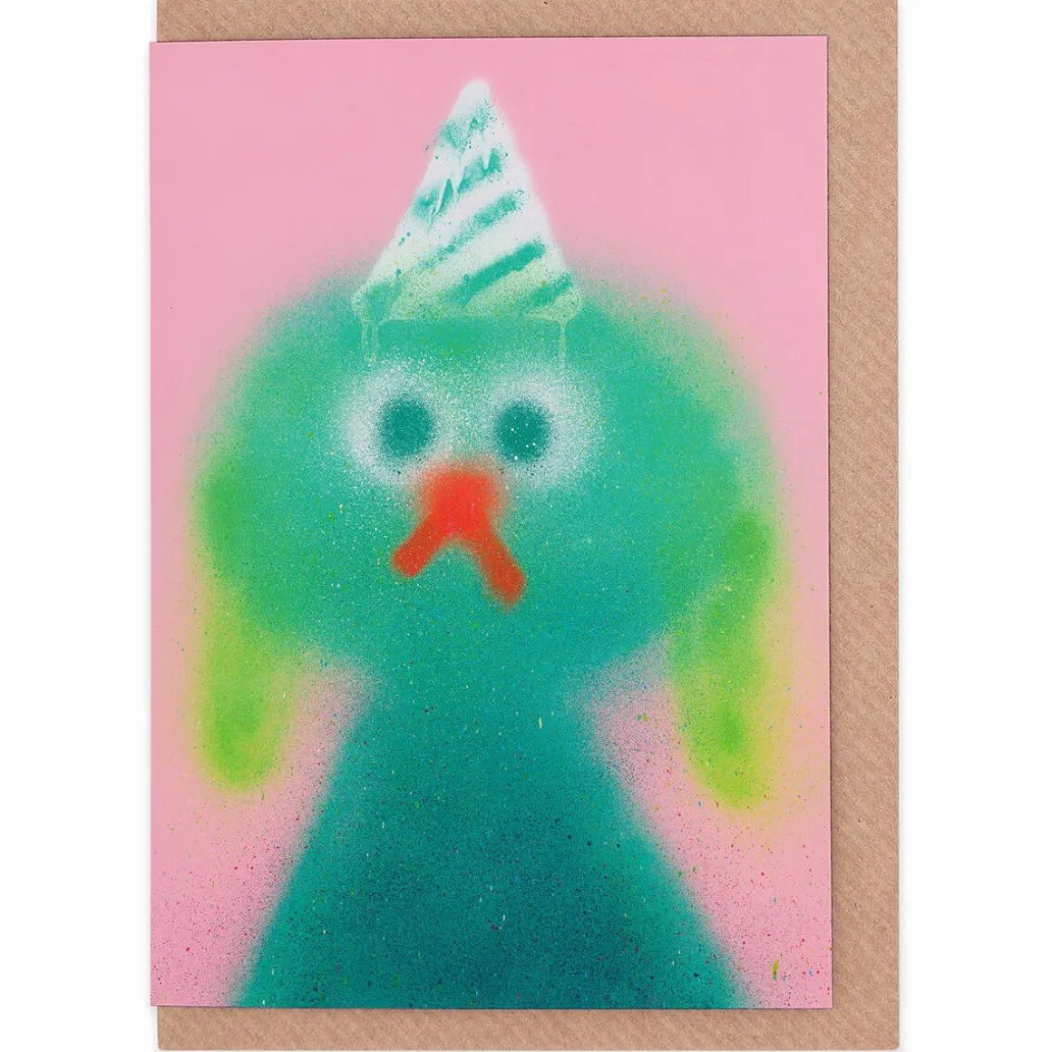 Limeade Greetings Card by Jon Burgerman for Evermade
