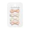Linen Mini Bow Hair Clips by Rockahula