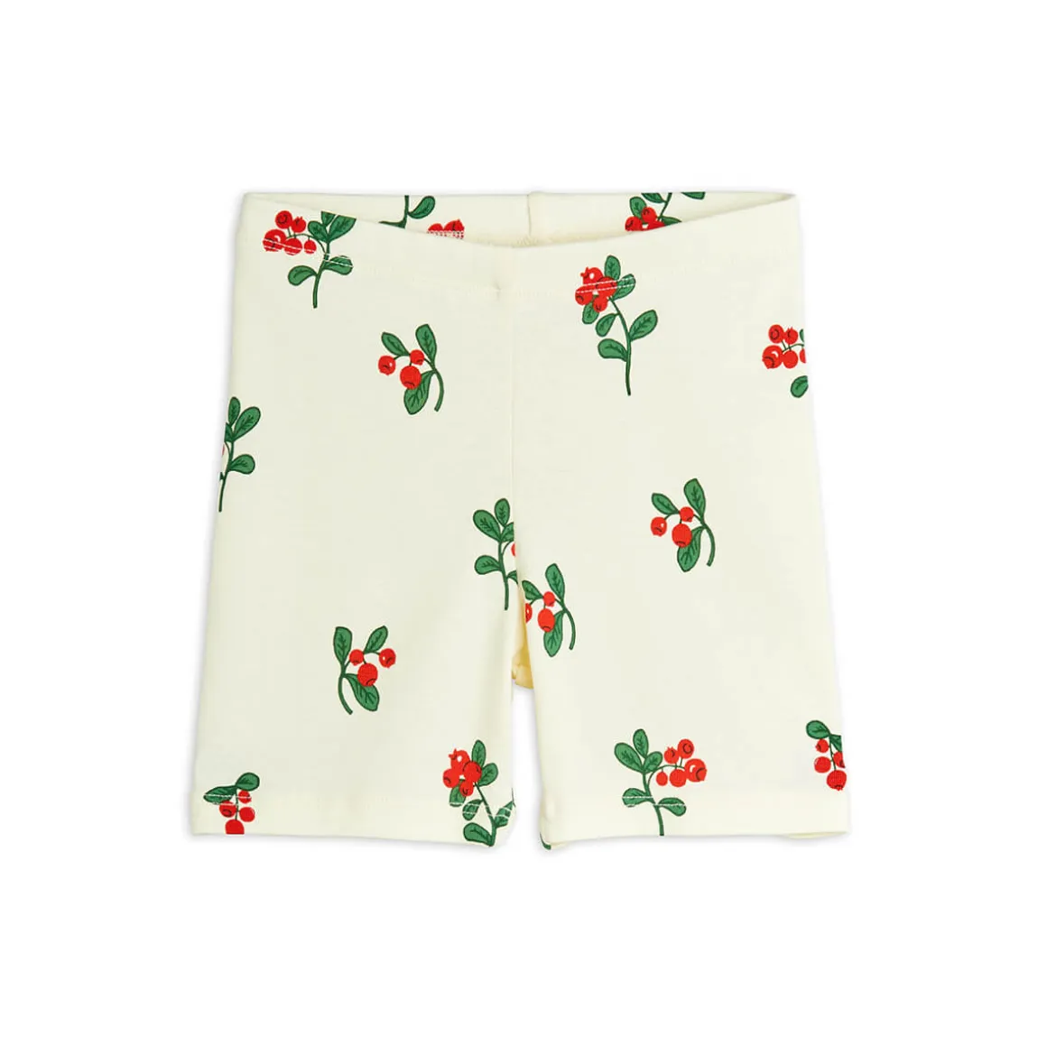 Lingonberries AOP Shorts in Off White by Mini Rodini