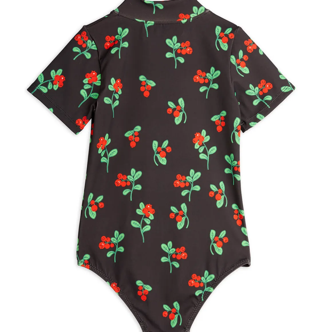 Lingonberries AOP Short Sleeved Swimsuit by Mini Rodini