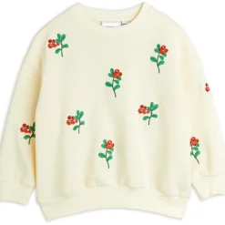 Lingonberries AOP Sweatshirt in Off White by Mini Rodini