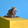 Lion King Ceramic Pendant by Camp Hollow