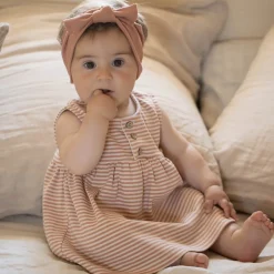 Lirica Romper in Apricot by 1+ in the Family - Last One In Stock - 12 Months
