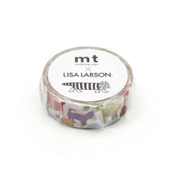 Lisa Larson Colourful Dog 15mm Artist Series Washi Tape by MT Japan