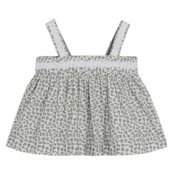 Lissy Baby Sun Top in Porcelain Floral by Little Cotton Clothes - Last Ones In Stock - 12-24 Months