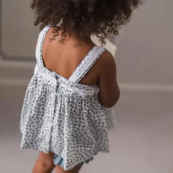Lissy Baby Sun Top in Porcelain Floral by Little Cotton Clothes - Last Ones In Stock - 12-24 Months
