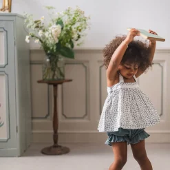 Lissy Baby Sun Top in Porcelain Floral by Little Cotton Clothes - Last Ones In Stock - 12-24 Months