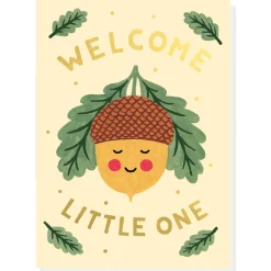 Little Acorn Greetings Card by Holly Maguire for Stormy Knight