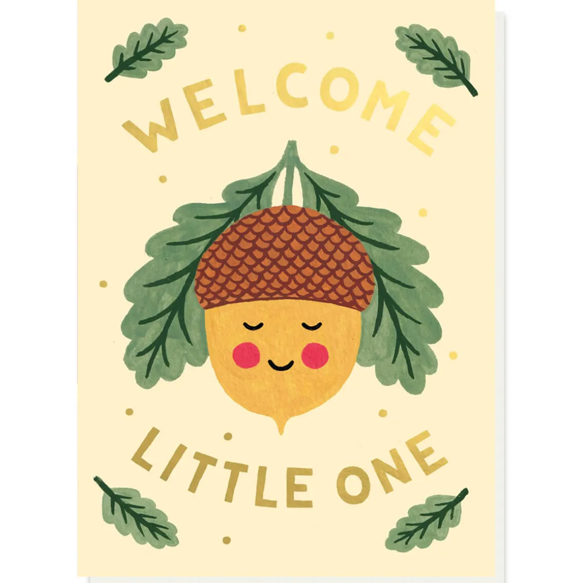 Little Acorn Greetings Card by Holly Maguire for Stormy Knight